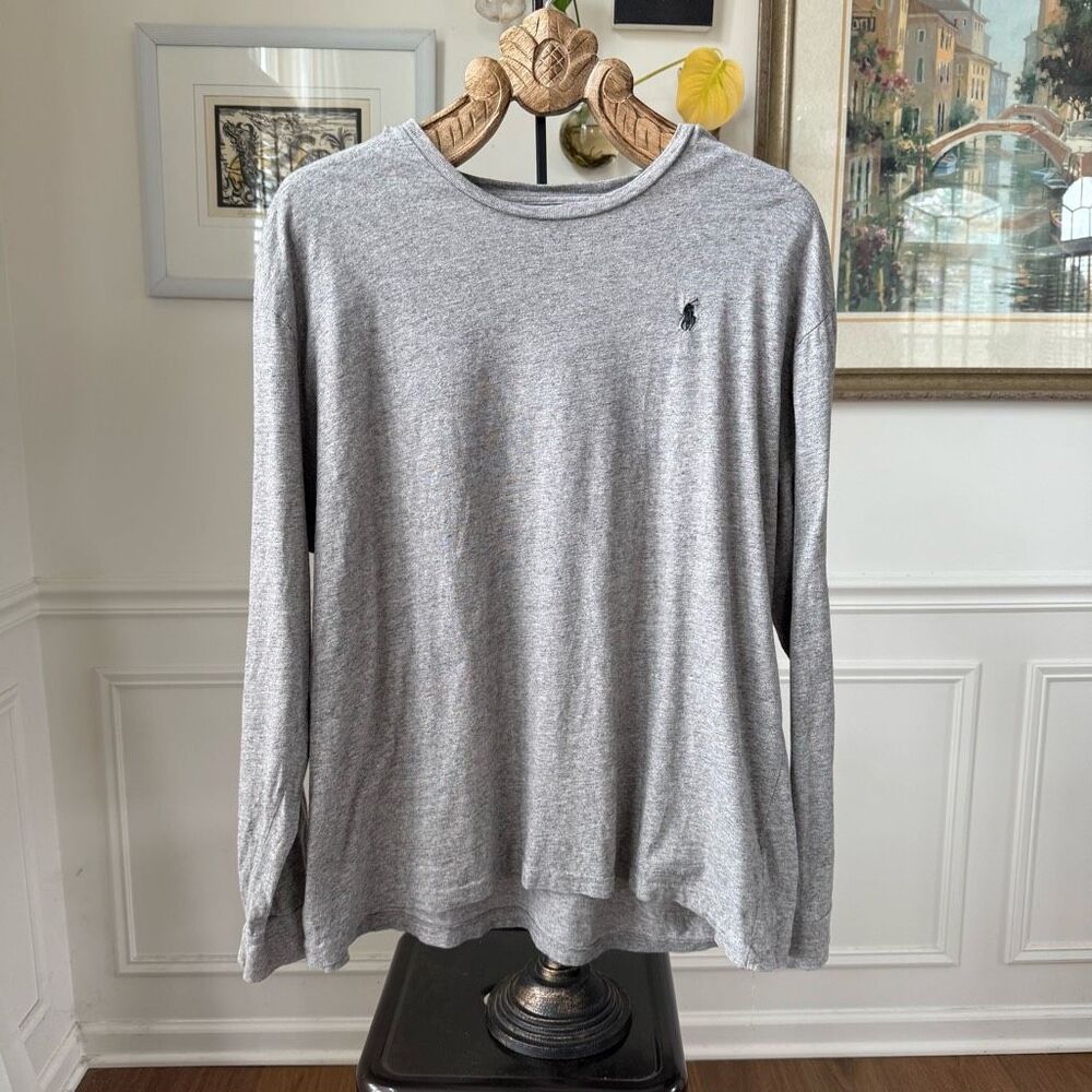 Polo Ralph Lauren Grey Long Sleeve Tshirt Cotton XL